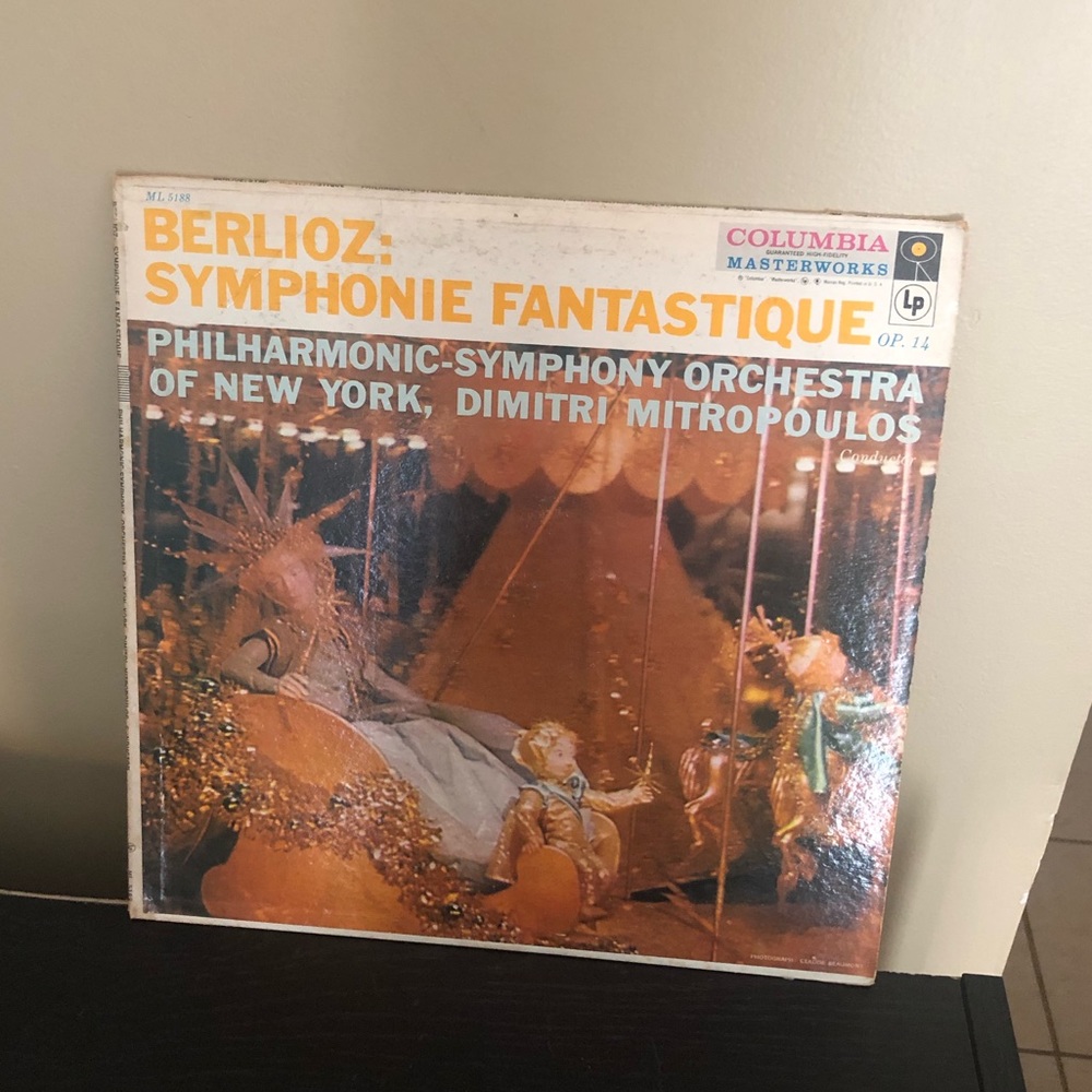 VTG ORIGINAL BERLIOZ SYMPHONIE FANTASTIC PHILADELPHIA SYMPHONY ORCHESTRA VINYL